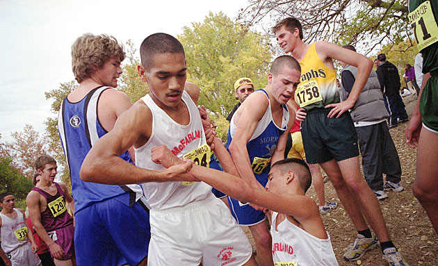 Javi came to a teammate's aid in the '03 state final.